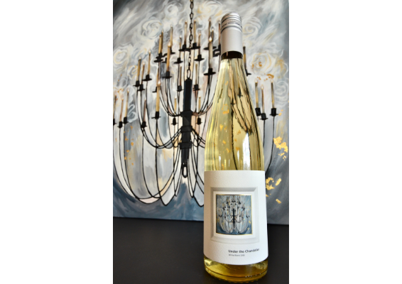 Under the Chandelier White Blend Wine+Art